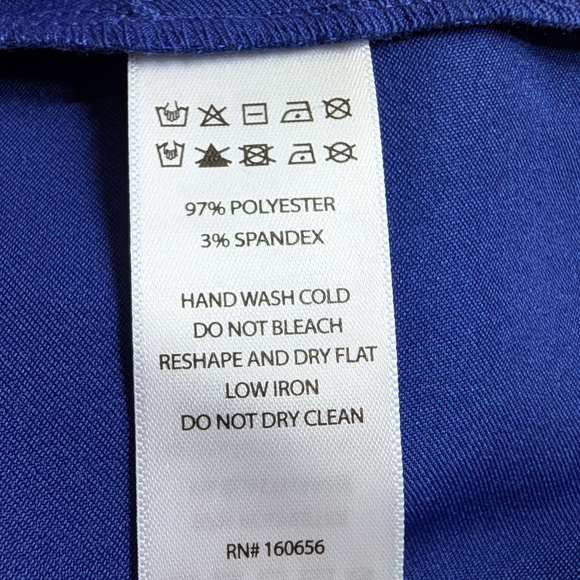 Rachel Zoe Royal Blue Satin Blouse - Picture 11 of 13